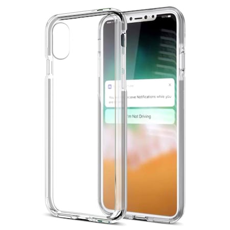 Iphone iPhone TCAIPXSM-IVB-SM Ultra Thin Agua Clear Invisible Bumper Hybird Case for iPhone XS Max - Smoke TCAIPXSM-IVB-SM